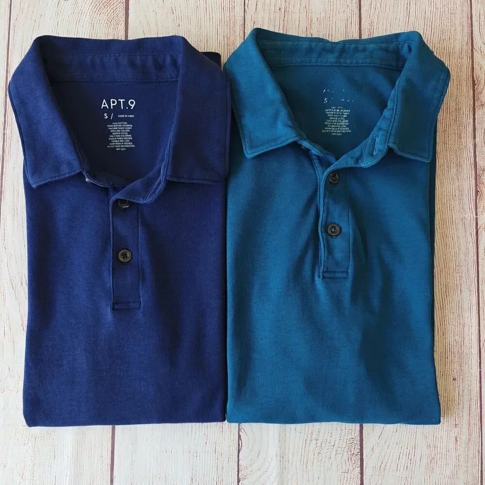 Pair of Apt. 9 polo shirts sz S